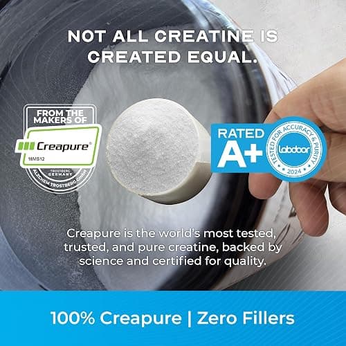Muscle Feast Creapure Creatine Monohydrate Powder, Vegan Keto Friendly Gluten-Free, Muscle Recovery Supplement and Trusted Creatine for Muscle Growth, Flavored Creatine, Natural Blue Raspberry, 300g thumbnail 3