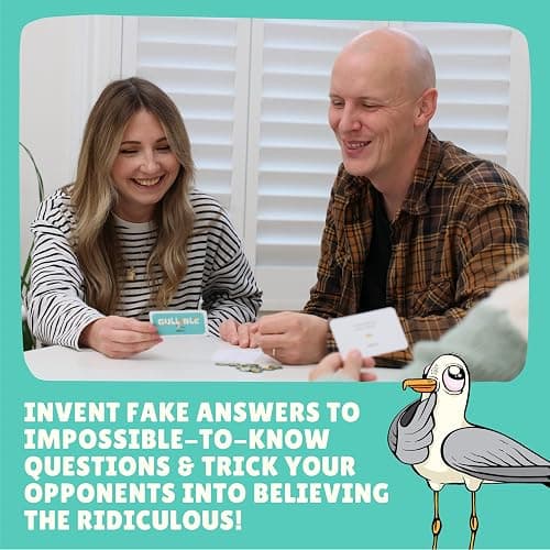 Gullible: The super-fun party game of creativity, bluffing and hilarious facts. Will you fool your family and friends or believe the unbelievable? (Gullible - Same Game, Smaller Box) thumbnail 3