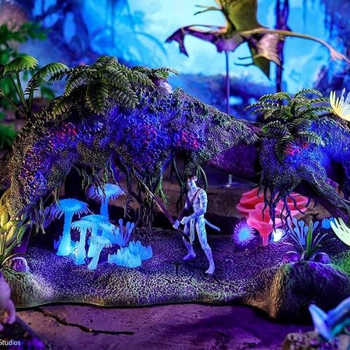 McFarlane - Avatar - World of Pandora DLX Set - Omatikaya Rainforest with Jake Sully thumbnail 3
