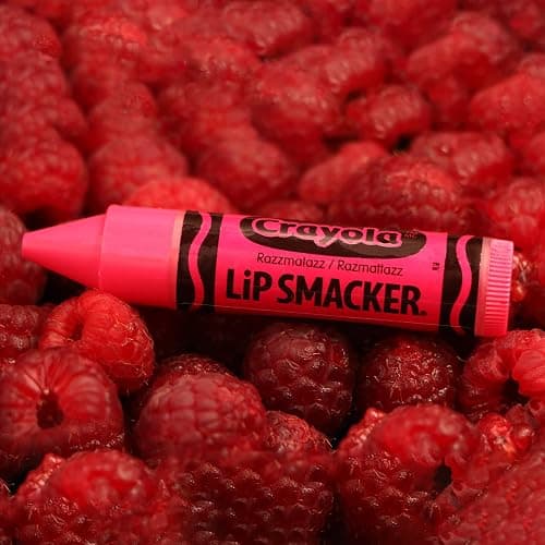 Lip Smacker Crayola Lip Balm Party Pack - 8 Moisturizing Lip Balms, Cotton Candy, Orange, Sherbert, Watermelon, Berry, Apple, Banana, Hydrating & Protecting - Cruelty-Free thumbnail 7