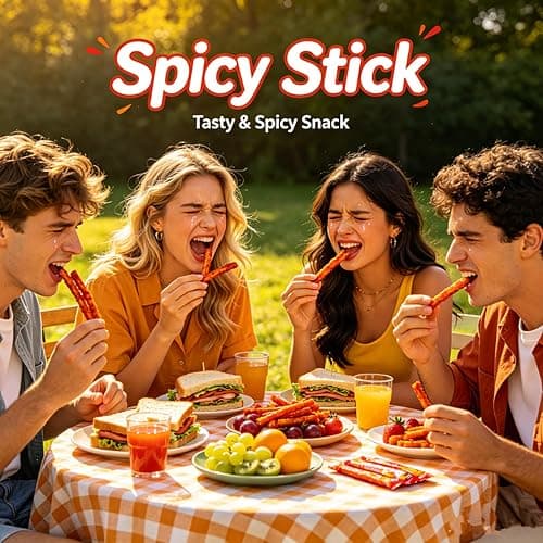4 Pcs Latiao Spicy Gluten Strips,Chinese Special Casual Spicy Snack Food, Made From Wheat/Chili/Spice, Low Sugar and Low Calories, Best Vegan,Casual Office Outdoor Parties Snacks(100gx4) (4-pack-1) thumbnail 3