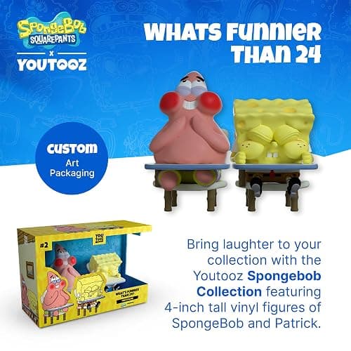 Youtooz Whats Funnier Than 24, 4" inch Vinyl Figure, Collectible Spongebob and Patrick from Funny Internet Meme What's Funnier Than 24 by Youtooz Spongebob Squarepants Collection thumbnail 3