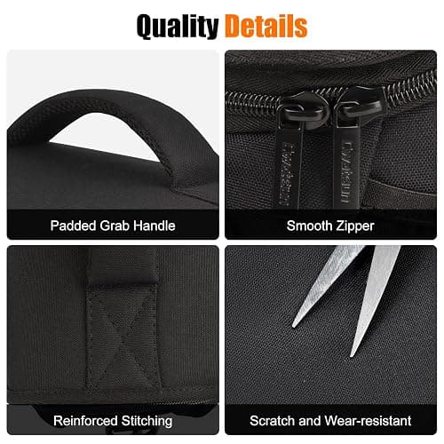 Cwatcun Small Camera Sling Bag Crossbody Camera Shoulder Case, Waterproof Travel Photography Camera Messenger Bag for Canon, Nikon, Sony, Fuji DSLR/SLR/Mirrorless Cameras, Lens and Accessories thumbnail 7