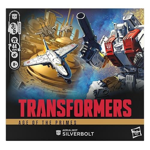 Transformers Age of The Primes Commander Class Aerialbot Silverbolt, 7-inch Converting Action Figure, Robot Toys for Ages 8+ thumbnail 6