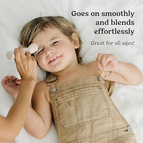 Roe Wellness- SPF 50 Powder Sunscreen Mineral-Based, Non-Toxic Brush-on For Kids, Adults & Babies | For Scalp, Face & Body (Reef Safe) thumbnail 4