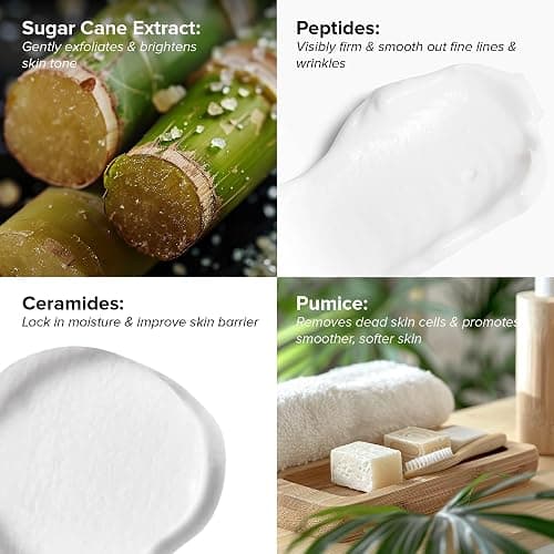 DRMTLGY Microdermabrasion Facial Scrub and Face Mask. Non-Abrasive Face Exfoliator Improves Acne Scars, Blackheads, Pore Size, and Skin Texture. 2 oz thumbnail 3