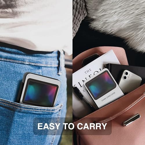 HEIYING Game Card Case for Nintendo Switch 2 / Switch OLED,Customized Pattern Portable Travel Carry Case with 48 Game Card Slots and 24 Micro SD Cards Slots thumbnail 7