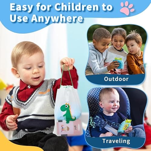 Aullsaty Toddler Toys Talking Flash Cards for 1 2 3 4 5 6 Year Old Boys and Girls, Autism Sensory Toys for Autistic Children, Learning Educational Montessori Speech Therapy 248 Sight Words Kids Gifts thumbnail 7