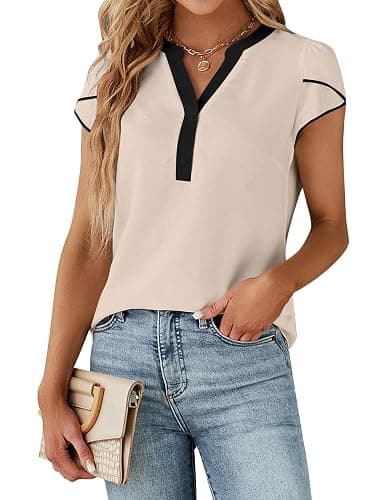 Blooming Jelly Button Down Shirts, Dressy Casual Tops - Image 1