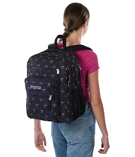 JanSport Laptop Backpack - Computer Bag with 2 Compartments, Ergonomic Shoulder Straps, 15” Laptop Sleeve, Haul Handle - Bad Bows - One Size - Bad Bows thumbnail 9