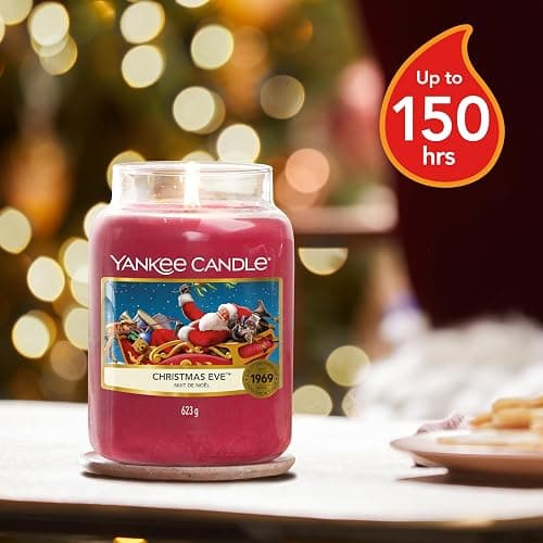 Yankee Candle Scented Candle | Candela in giara grande della Vigilia di Natale | Candele a lunga combustione: fino a 150 ore | Regali perfetti per le donne thumbnail 5