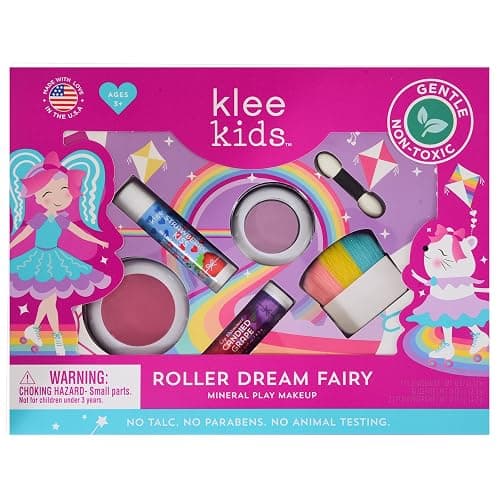 Luna Star Klee Kids Mineral Makeup Kit. Gentle and Non-Toxic. Kid-Friendly. Made in USA. (Roller Dream Fairy) - Image 1