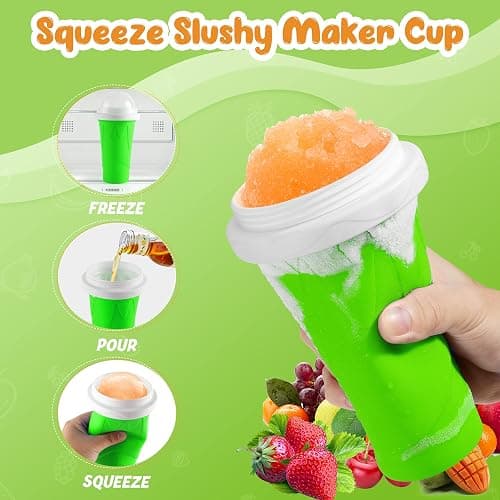 RELPOM Slushie Cup, Funny Slushy Maker Cups, Cool Stuff Things Gadgets, Stocking Stuffers White Elephant Gifts Party Favors, Christms Classroom Gifts and Prizes for Boys Girls Teens Students thumbnail 5