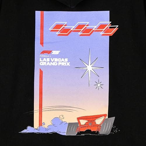 F1 Las Vegas Grand Prix Men's Block Oversized Fit Hooded Sweatshirt thumbnail 5