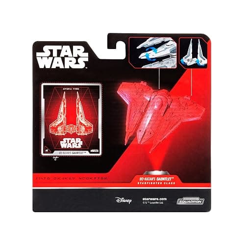Star Wars Micro Galaxy Squadron Bo-Katan’s Gauntlet Fighter (Armada Edition) - 5-inch Vehicle with Rotating Wings and 1-Inch Micro Figure Accessory thumbnail 7