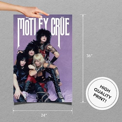 Desert Cactus Motley Crue Poster 11 x 17 Inch Room Office Décor Decoration Official Fan Gear (11x17 inch,Design 11) thumbnail 2
