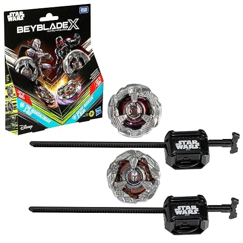 Beyblade X and Star Wars Collab The Mandalorian 3-60F vs. Moff Gideon 3-80N, Multipack - Image 1