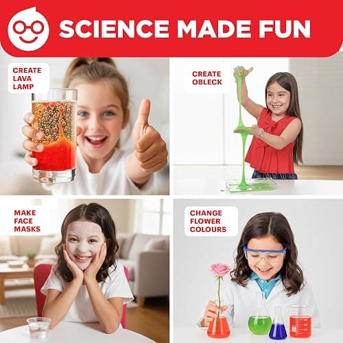 Doctor Jupiter Girls' First Science Kit for Kids Ages 4-5-6-7-8 | Christmas, Birthday Gift Ideas for 4+ Year Old Girls | STEM Toy Kit with 100+ Experiments | Learning & Educational Projects thumbnail 4