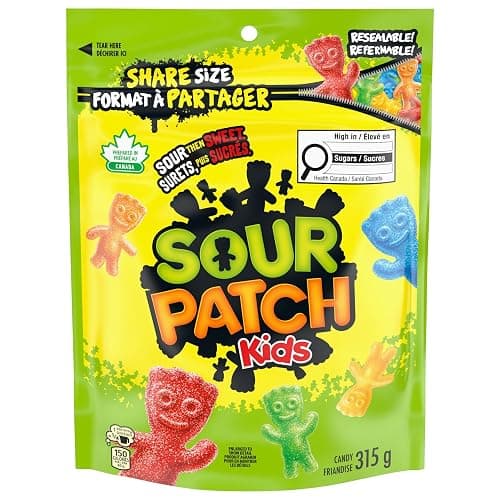 Sour Patch Kids Original Candy, Gummy Candy, Sour Candy, Sharing Size, 315 g - Image 1