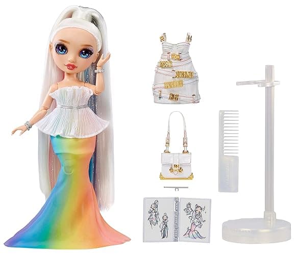 Rainbow High Fantastic Fashion Amaya Raine – Rainbow 11” Fashion Doll and Playset with 2 Complete Doll Outfits, and Fashion Play Accessories, Great Gift for Kids 4-12 Years Old thumbnail 5