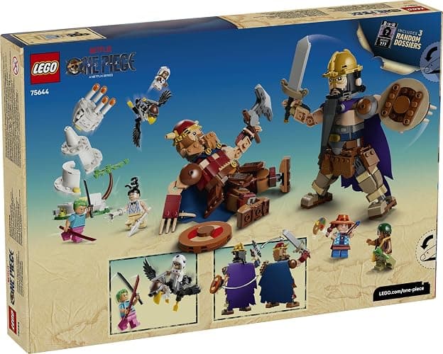 LEGO ONE PIECE Dorry vs. Brogy – Giants of Little Garden - Building Toy for Boys & Girls, Ages 9+ - with 4 Minifigures - Playset for Kids & Anime Fans - Gift for Birthdays - 75644 thumbnail 5