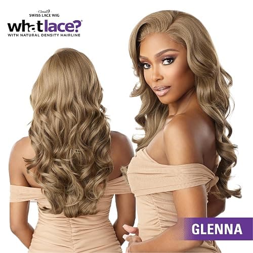 Sensationnel What Lace 13x6 Wigs - Cloud 9 Synthetic Hair Hand Tied Natural Preplucked Hairline Illusion Lace Frontal Lacewig - WHAT LACE GLENNA (BALAYAGE CHOCOLATE) thumbnail 6