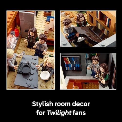 LEGO Ideas Twilight The Cullen House - Collectible Set for Adults 18+ - DIY Fantasy Craft for Book Lovers - Edward, Bella, Jacob + 4 More Minifigures - Gift Idea for Fans of The Movies - 21354 thumbnail 6