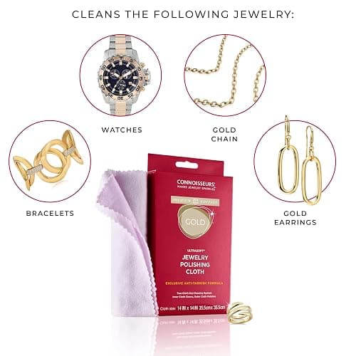 CONNOISSEURS Premium Edition Jewelry Cleaner, Value Size 9.6oz - Pick from Fine, Silver or Delicate Jewelry Cleaner thumbnail 8