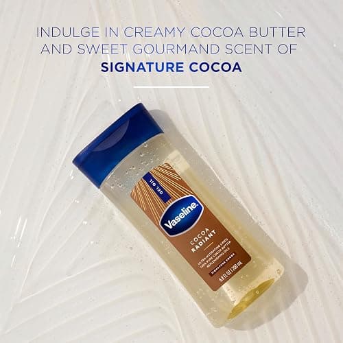 Vaseline Intensive Care Cocoa Radiant for Glowing Skin Body Gel Oil Made with Pure Cocoa Butter + Replenishing Oils 6.8 fl oz thumbnail 3