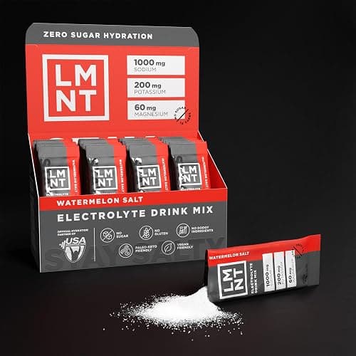 LMNT Zero Sugar Electrolytes - Watermelon Salt | Drink Mix | 30-Count thumbnail 4