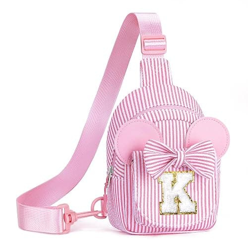 QLOVEA Christmas Gifts for Kids Girls - Sling Bags for Girls Kids | Initial Small Crossbody Bag Purses Girl Kid Gifts - Image 1