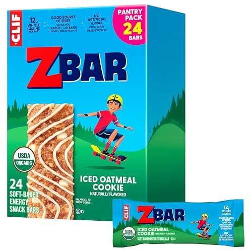 Zbar - Iced Oatmeal Cookie - Soft-Baked Energy Snack Bars - Non-GMO - 12g Whole Grains - USDA Organic Granola Bars (24 Pack) - Image 1