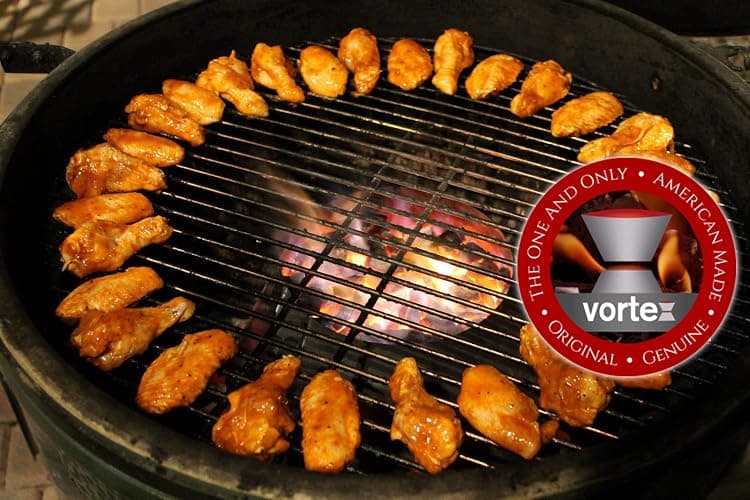 VORTEX (IN) DIRECT HEAT for Charcoal Grills, Medium Size - For Weber Kettle 22 26.75 WSM Smokey Mountain XL Kamado XL Big Green Egg thumbnail 3
