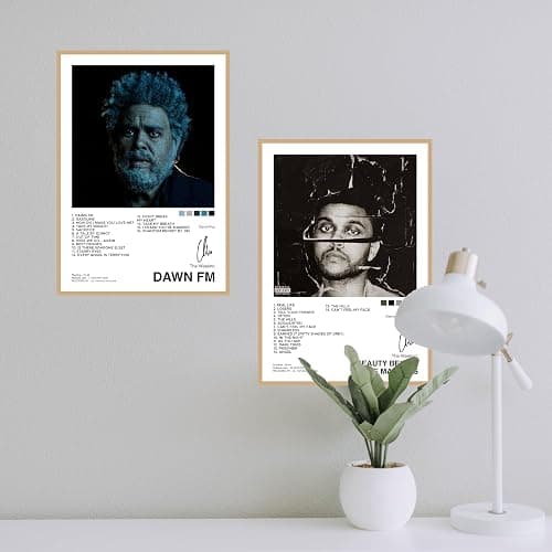 CodersParadise Weekend Wall Posters Set of 6 – Aesthetic Music Artist Wall Art Prints, Pop Singer Poster Pack for Bedroom, Dorm, Living Room Decor, Premium Paper with Glue Dots Included (A4 8x12 Inch, Unframed) thumbnail 6