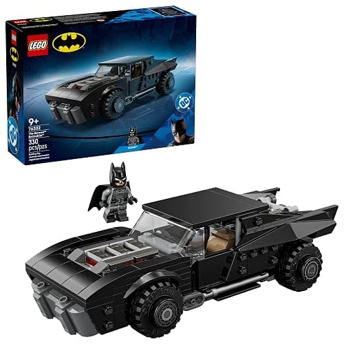LEGO DC Batman: The Batman Batmobile Building Toy for Kids - Building Blocks W/Batman Minifigure & Golden Coin - Super Hero Room Decor for Boys & Girls, Ages 9+ - Gift Idea for Birthdays - 76332 - Image 1