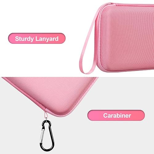 BOVKE Carrying Case Compatible with GiiKER Super Slide Puzzle Games, Super Slide Brain Teaser Puzzle Toys Holder with Space for Puzzle Pieces for Kids, Teens, Travel Games Birthday Gifts, Pink thumbnail 4