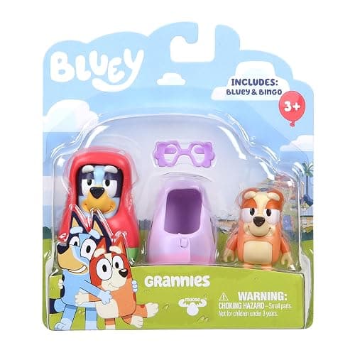 Bluey - Grannies Bingo 2.5" Figures - 2 Pack, Multicolor, 13041 thumbnail 3