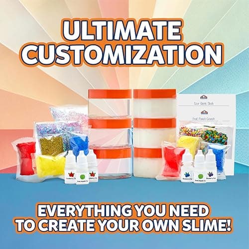 Elmer's Color Wheel Slime Kit, Includes Elmer's Gue Premade Slime, Clay Color Pigments, Scents, Sheet Labels, 24 Piece Kit thumbnail 3