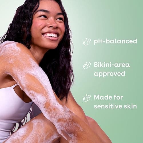 eos Cashmere Body Wash – Crème de Pistachio, Moisturizing Body Wash, Creamy Gel Formula, with Shea Butter, Glycerin, Vitamin E, pH Balanced, Sensitive Skin, Vegan, 16 fl oz thumbnail 4