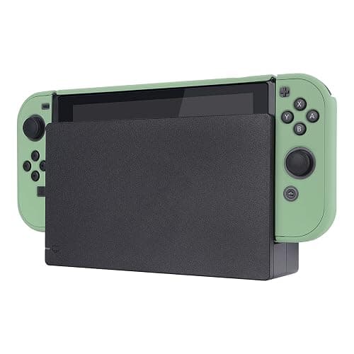 eXtremeRate PlayVital Back Cover for Nintendo Switch Console,Joycon Handheld Controller Separable Protector Hard Shell,Dockable Protective Case for Nintendo Switch - Matcha Green (NOT for Switch 2) thumbnail 7