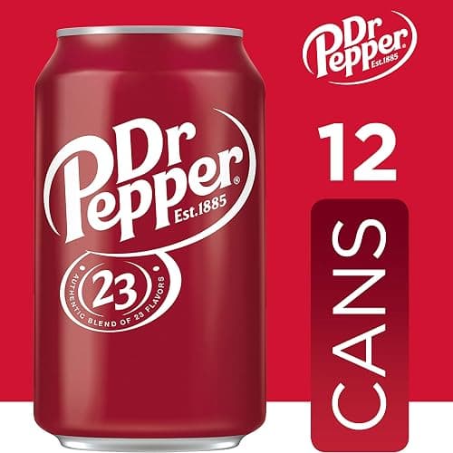 Dr Pepper Soda, 12 fl oz cans, 12 pack thumbnail 2