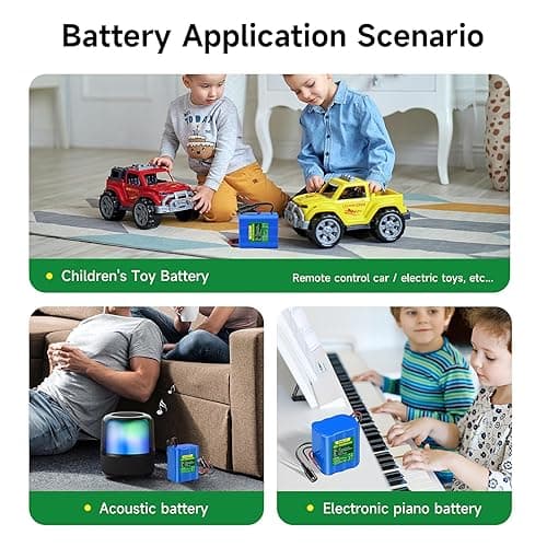 Mspalocell 12V Rechargeable Lithium battery 5600 mAh with Charger Bare Leads Wire Compatible with 12V Devices RC Car,LED Strip,DIY Project,Electronic Organ,Optical Network Unit,CCTV Camera,Solar Panel - 5600 mAh thumbnail 6