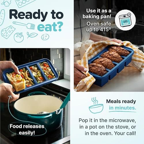 Silicone Freezer Molds With Lids  thumbnail 4