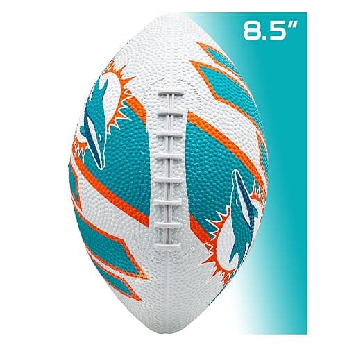 Franklin Sports NFL Team Footballs - Rubber Youth Mini Balls for All Teams - Kids 8.5" Football + Air Pump Sets - Official NFL Licensed thumbnail 6