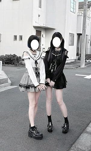 Pokn Lolita Shirts Jirai Kei Fashion Kawaii Clothing Cutecore Shirts Women Lace Mesh Sheer Short Sleeve Blouse Gothic thumbnail 4
