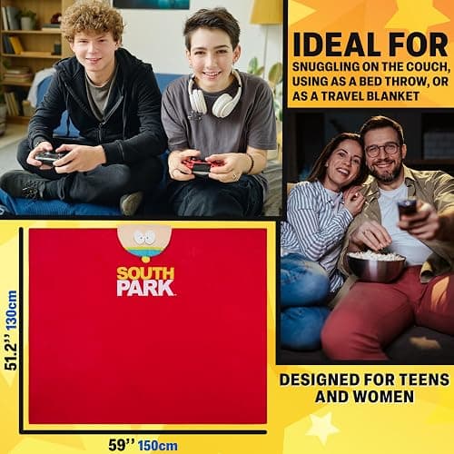 Get Trend Adult Blanket with Hood 51x59 in, Fleece Throw Oversized Wearable Blanket, Soft Loungewear, Christmas Gifts thumbnail 6