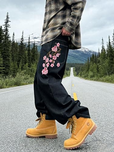 Mrmall Jeans for Men Baggy Jean Loose Fit Denim Trousers Skater Jeans Y2k Clothing thumbnail 4
