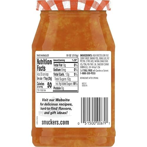Smucker's Sweet Orange Marmalade, 18 Ounces thumbnail 6