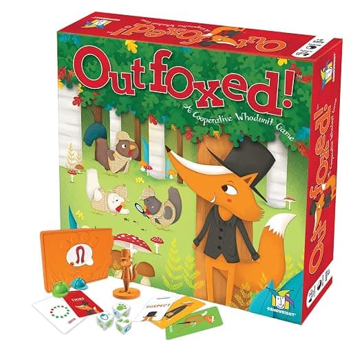 Gamewright | Outfoxed! Game | Board Game | Ages 5+ | 2-4 Players | 20 Minutes Playing Time - Image 1