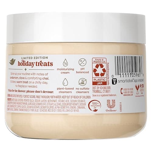 Dove Cinnamon Pumpkin Pie Body Scrub Exfoliates & Moisturizes Skin 15 OZ | Exfoliates and moisturizes skin while indulging senses with seasonal fragrance. thumbnail 2